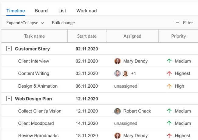 直感的な操作で作成可能